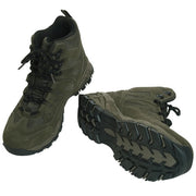 Botas de tobillo SQUAD 5" verdes, exterior en piel y poliéster