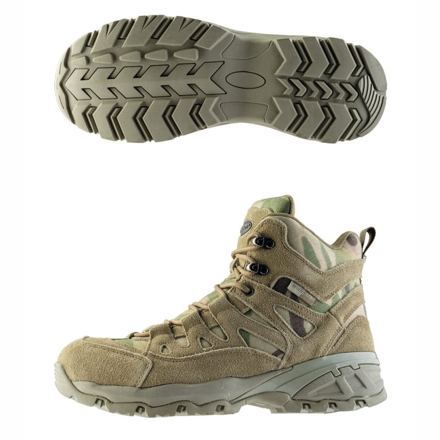 Botas tácticas SQUAD 5" versión MultiCam, botas tobilleras