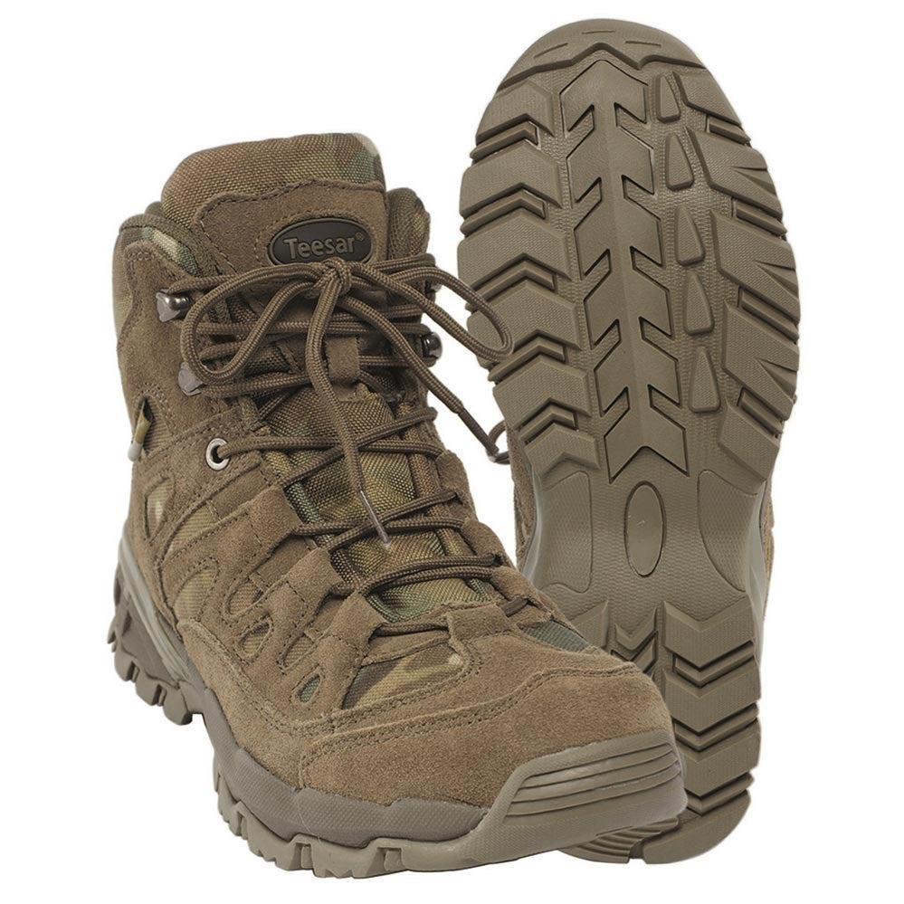 Botas tácticas SQUAD 5" versión MultiCam, botas tobilleras