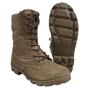 Botas Jungle Cordura Coyote MIL-TEC en piel con refuerzos Cordura