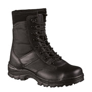 Botas altas tacticas SECURITY negras de nylon con aislamiento Thinsulate y suela antideslizante