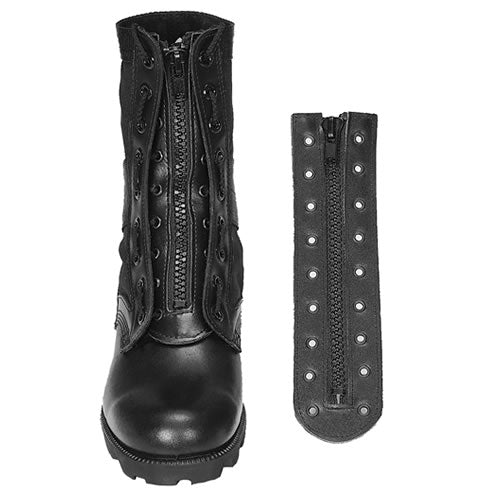 Adaptador para botas KST negro, 9 orificios, 22,5 cm, piel sintética (PVC)