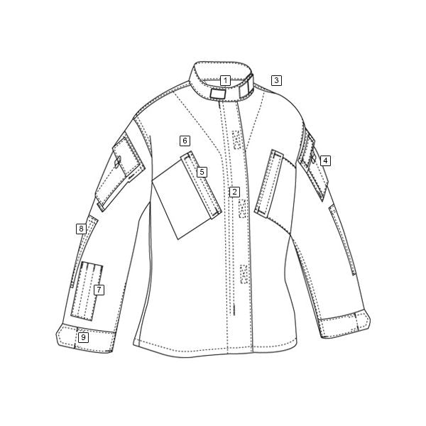 Chaqueta TRU P/C rip-stop DIGITAL URBAN de TRU-SPEC