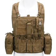 Chaleco OPERATOR LQ14121 COYOTE en nylon Cordura con sistema MOLLE/PALS