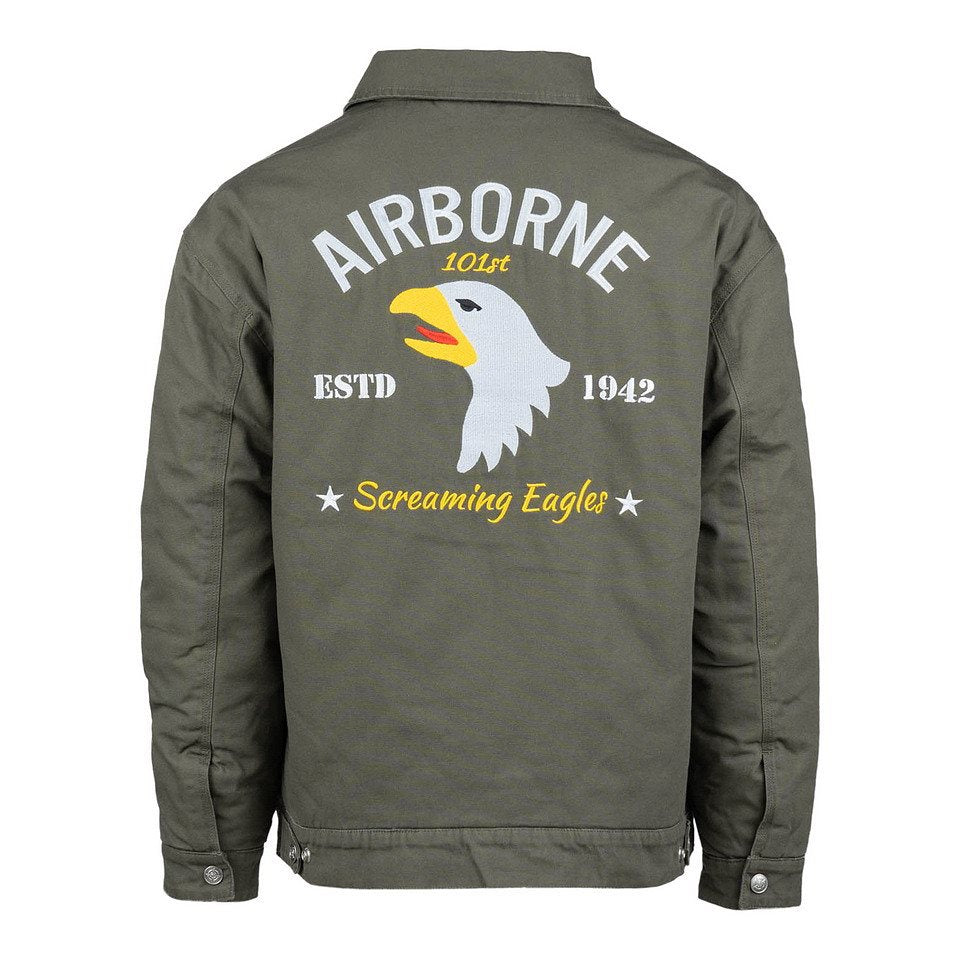 Chaqueta Heritage Airborne verde con bordado