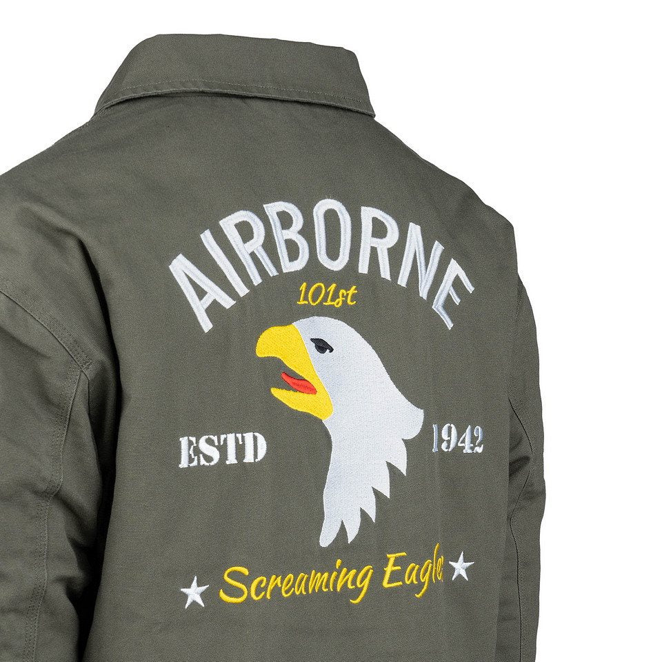 Chaqueta Heritage Airborne verde con bordado