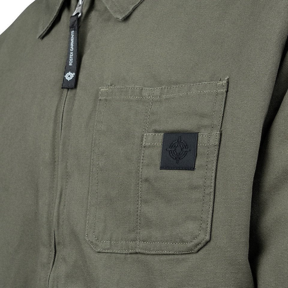 Chaqueta Heritage Airborne verde con bordado