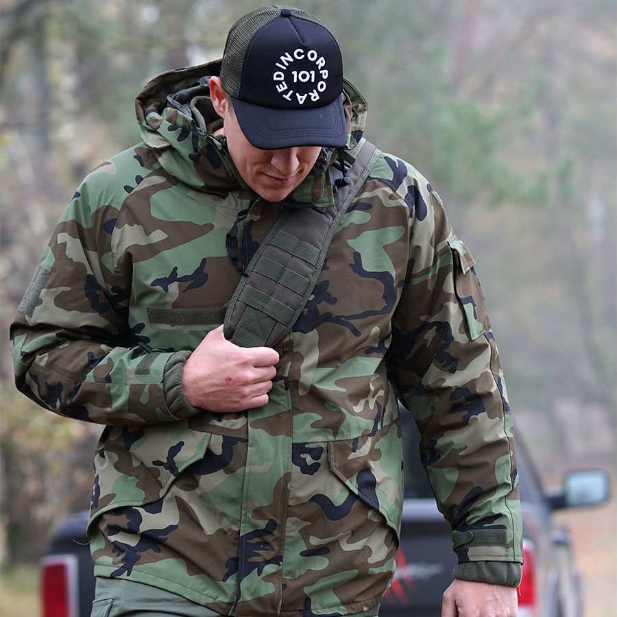 Parka impermeable WOODAND con forro polar desmontable