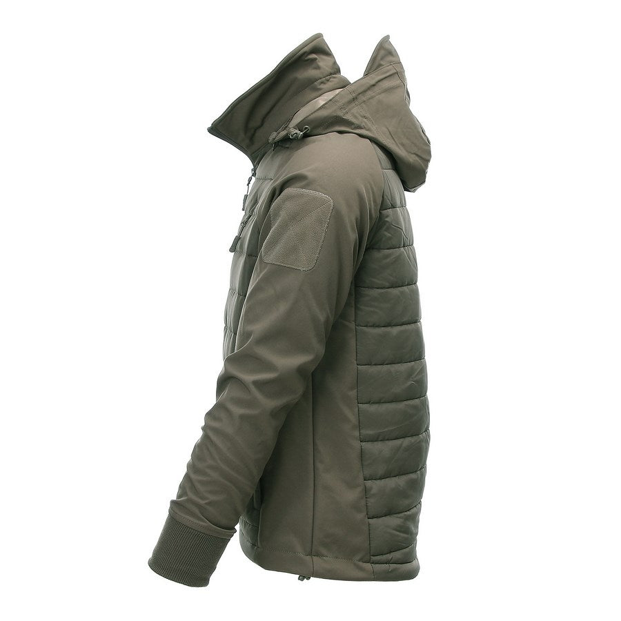 Chaqueta MOJAVE TF 2215 vista frontal con capucha integrada en el cuello y cinco bolsillos