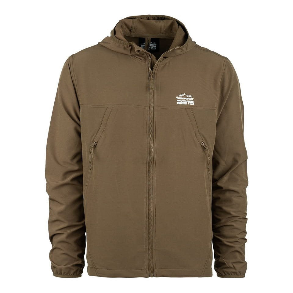 Chaqueta TRAIL softshell COYOTE para hombre, color coyote