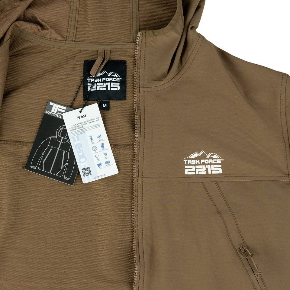 Chaqueta TRAIL softshell COYOTE para hombre, color coyote