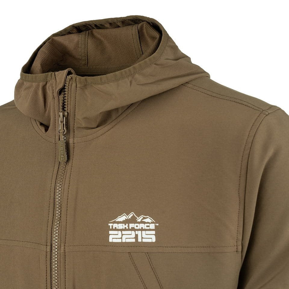 Chaqueta TRAIL softshell COYOTE para hombre, color coyote