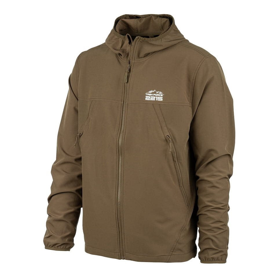 Chaqueta TRAIL softshell COYOTE para hombre, color coyote