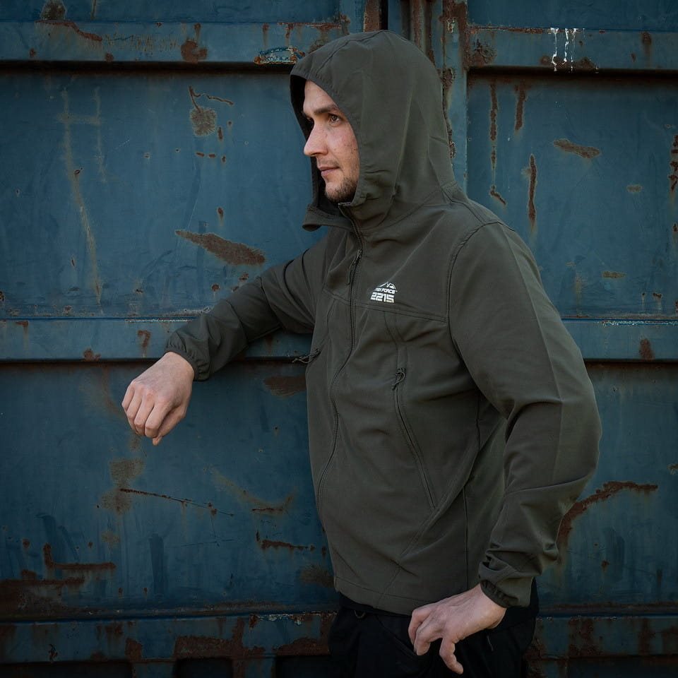 Chaqueta TRAIL softshell verde (129875-RG)
