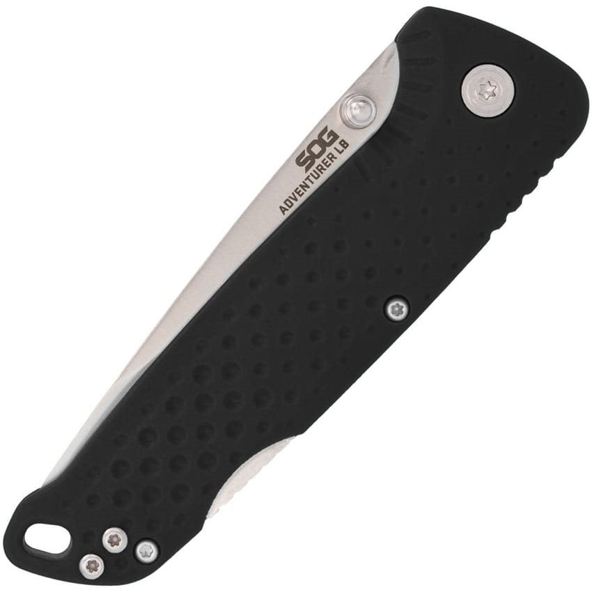 Navaja plegable ADVENTURE LB roja con hoja de acero endurecido