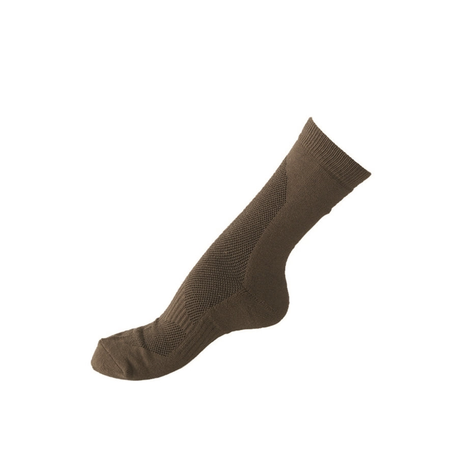 Calcetines COOLMAX verdes con refuerzo en la planta y costuras planas