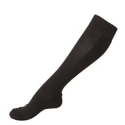 Calcetines hasta la rodilla negros COOLMAX, transpirables con refuerzo en planta y costuras planas