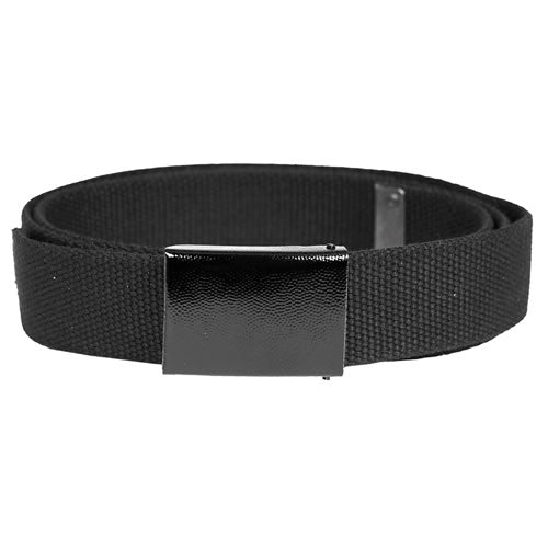Cinturón BW textil negro 3 cm, cinturón para pantalón (imagen del producto)