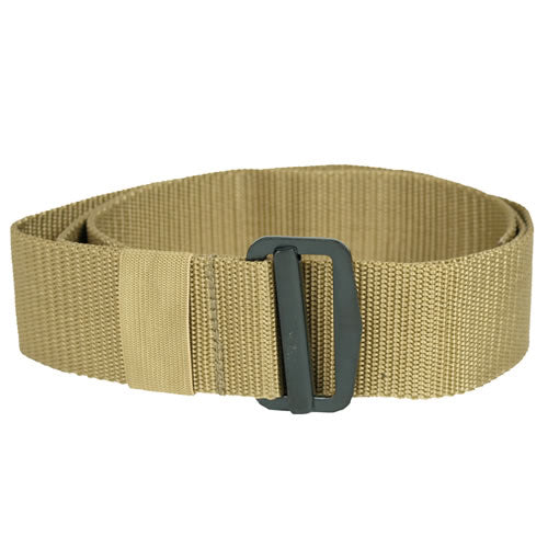 Cinturón US para pantalón COYOTE con hebilla pasante, anchura 4,5 cm
