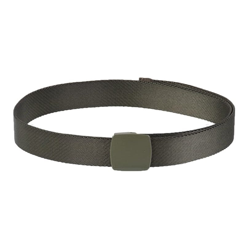 Cinturón elástico QUICK verde con hebilla de plástico YKK®