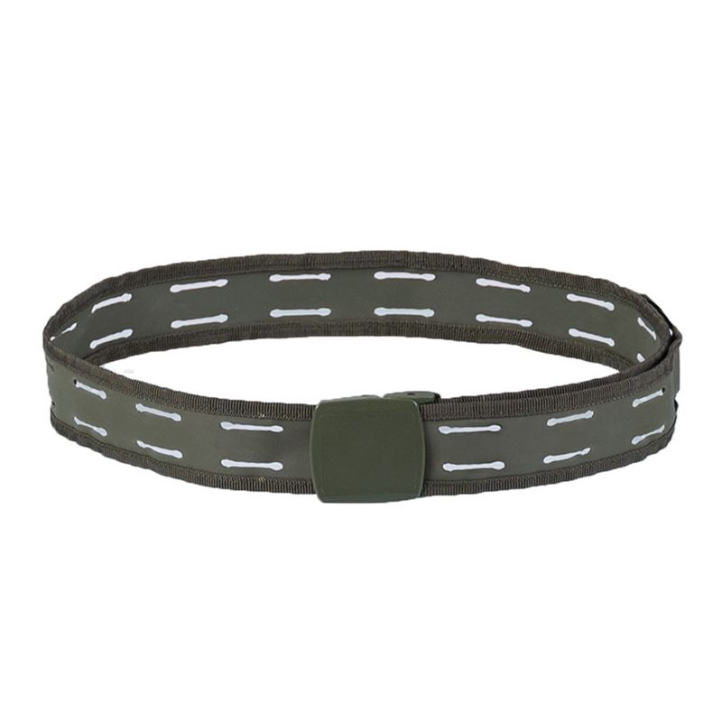 Cinturón Laser Cut verde MIL-TEC, 3,8 cm de ancho y 130 cm de longitud con hebilla YKK