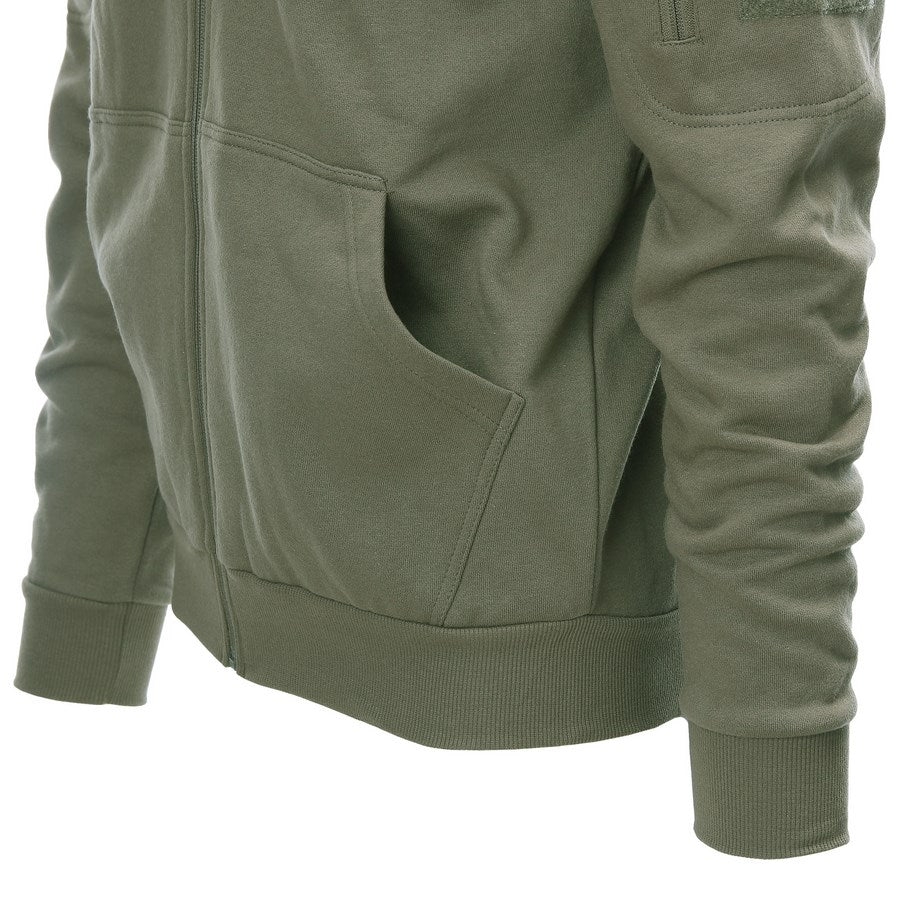 Sudadera TACTICAL TASK FORCE 2215 con capucha, cremallera YKK, bolsillos y paneles VELCRO