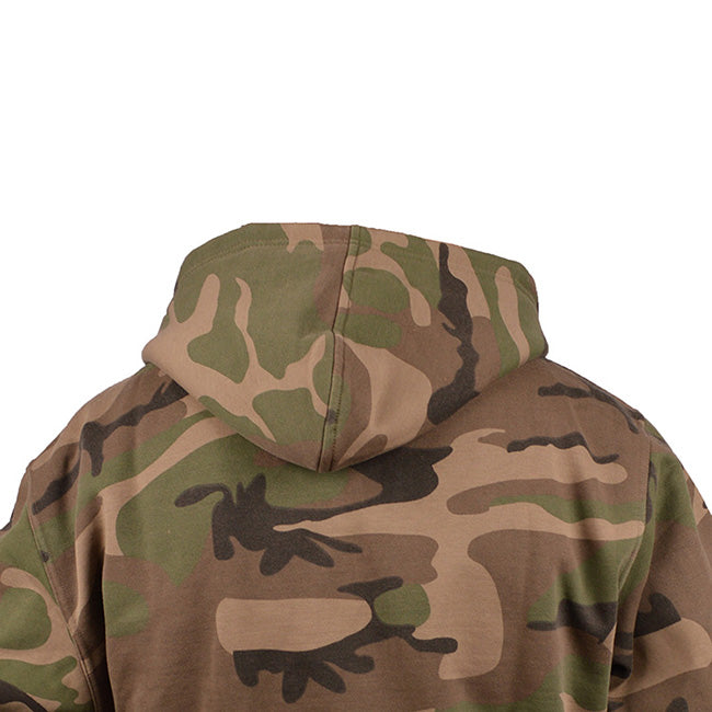 Sudadera WOODAND con cremallera y capucha, forro polar y bolsillos laterales