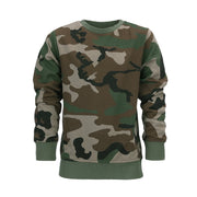 Sudadera infantil WOODLAND - 70% algodón 30% poliéster, puños y bajo elásticos