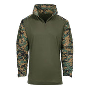 Camisa táctica UBACS WARRIOR Digital Woodland (MARPAT), ligera y compatible con sistemas Under Body Armour