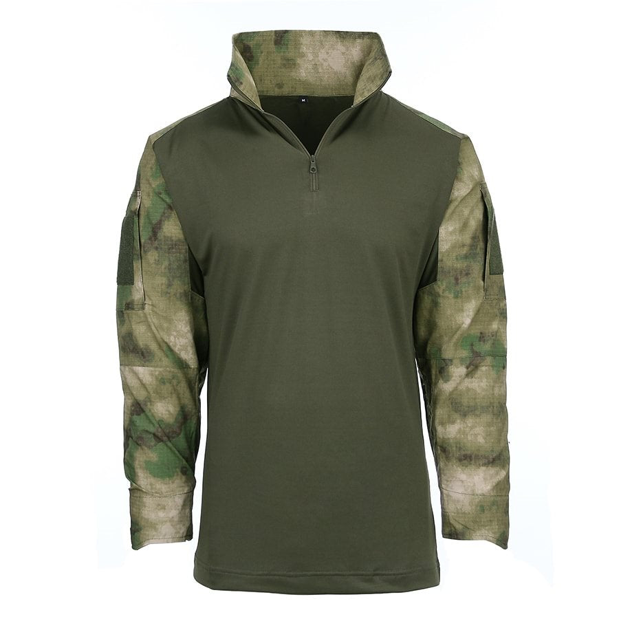 Camisa táctica UBACS Warrior ligera - vista delantera del modelo