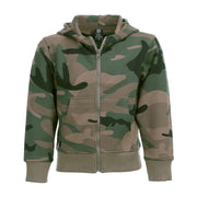 Sudadera infantil con capucha y cremallera estampado WOODLAND de KOSUMO