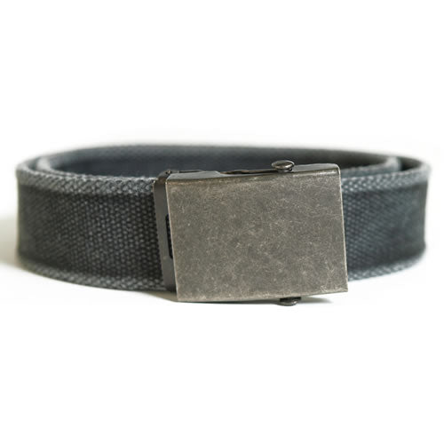 Cinturón VINTAGE para pantalón verde con hebilla metálica, ancho 40 mm