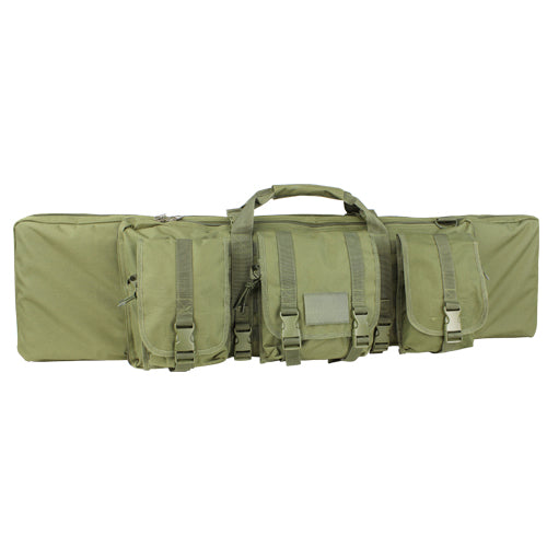 Bolsa para rifle 90 cm con 3 bolsillos e incluyendo bolsillos modulares desmontables