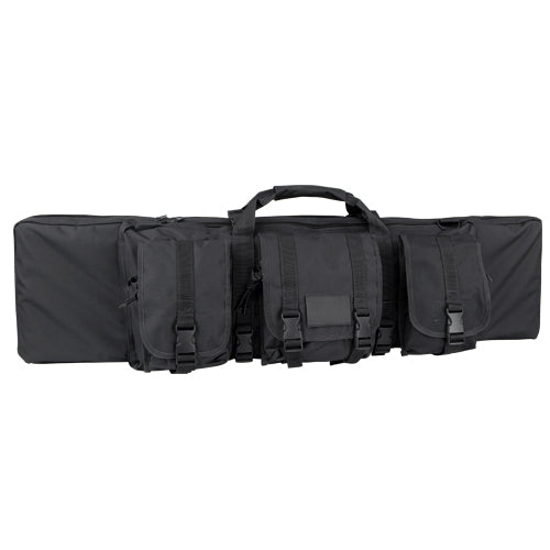 Bolsa para rifle 90 cm con 3 bolsillos e incluyendo bolsillos modulares desmontables