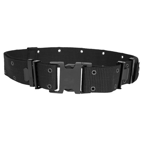 Cinturón US LC2 negro con hebilla FASTEX, ancho 5,5 cm