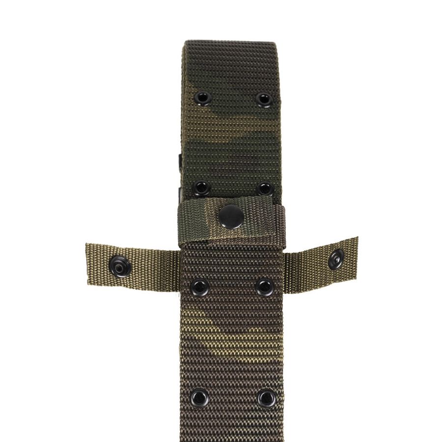 Cinturón US LC2 con hebilla Fastex Woodland, ajustable hasta 110 cm, ancho 5,5 cm, 100 % poliéster