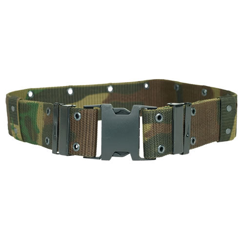 Cinturón US LC2 con hebilla Fastex Woodland, ajustable hasta 110 cm, ancho 5,5 cm, 100 % poliéster