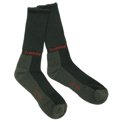 Calcetines trekking FOX LUSEN verdes frotté con sistema de canales para evacuar humedad
