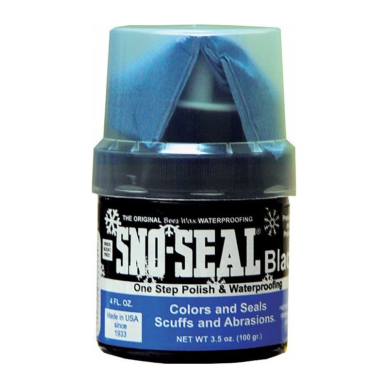 Cera Sno-Seal 100 g negra para cuero - impermeabilizante y protector