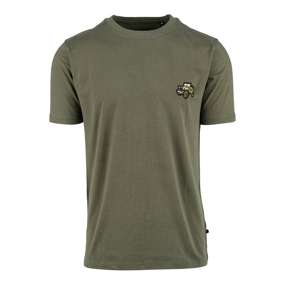 Camiseta Willys MB Badge WWII UTIITY VEHICE, 100% algodón, 170 g/m²
