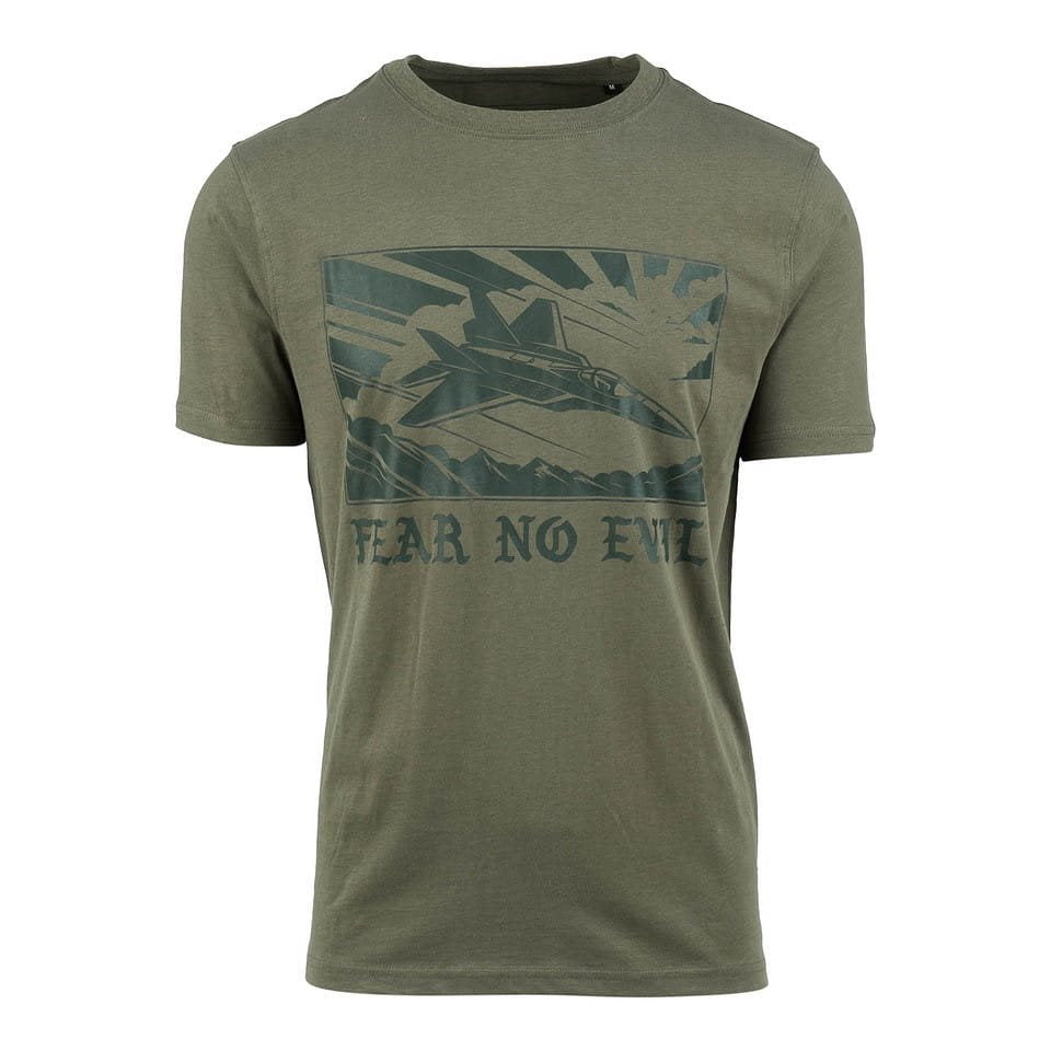 Camiseta 'Fear No Evil', manga corta, 100% algodón, 170 g/m² - ID 133653