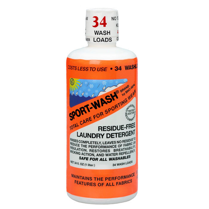Botella SPORT WASH 1000 ml, detergente enjuagable sin residuos
