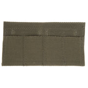 Adaptador BW MOLLE doble verde con dos clips para fijar equipación