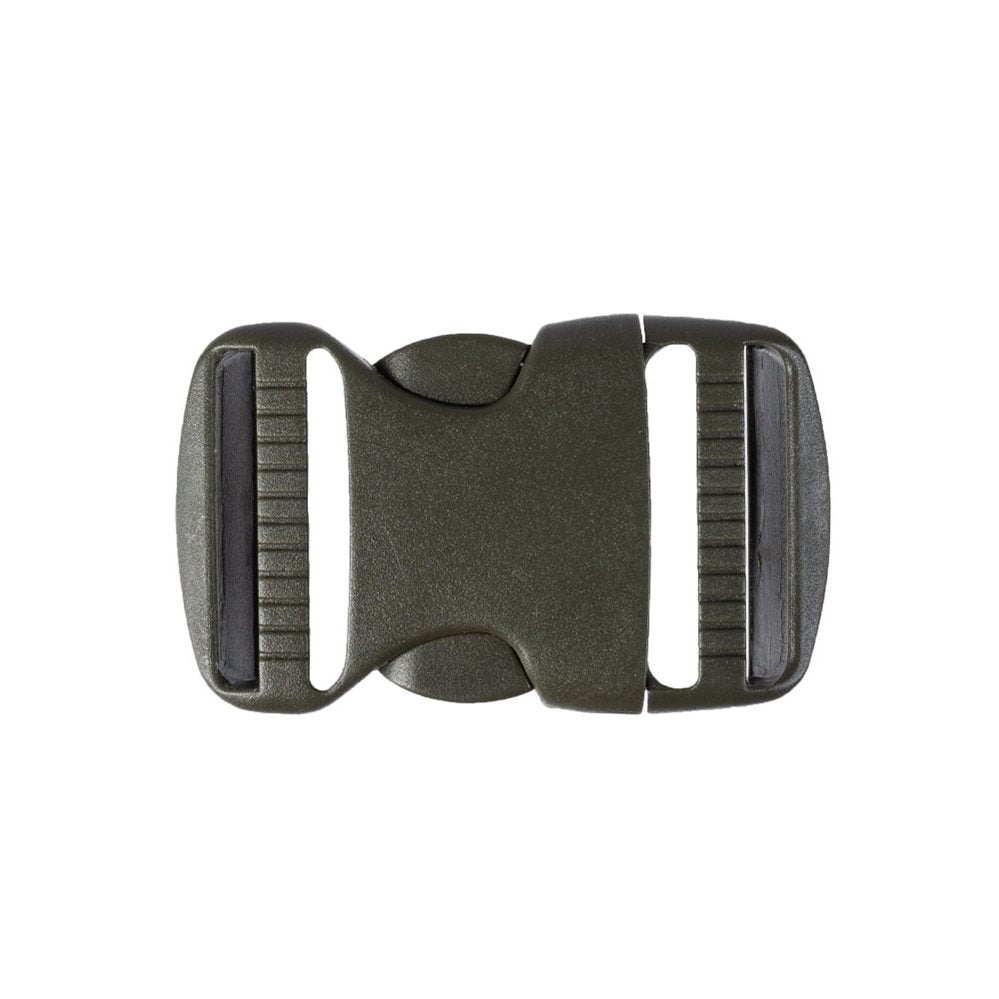 Hebilla plástica de repuesto COYOTE 38 mm, vista frontal, dimensiones 7,3 x 4,5 cm