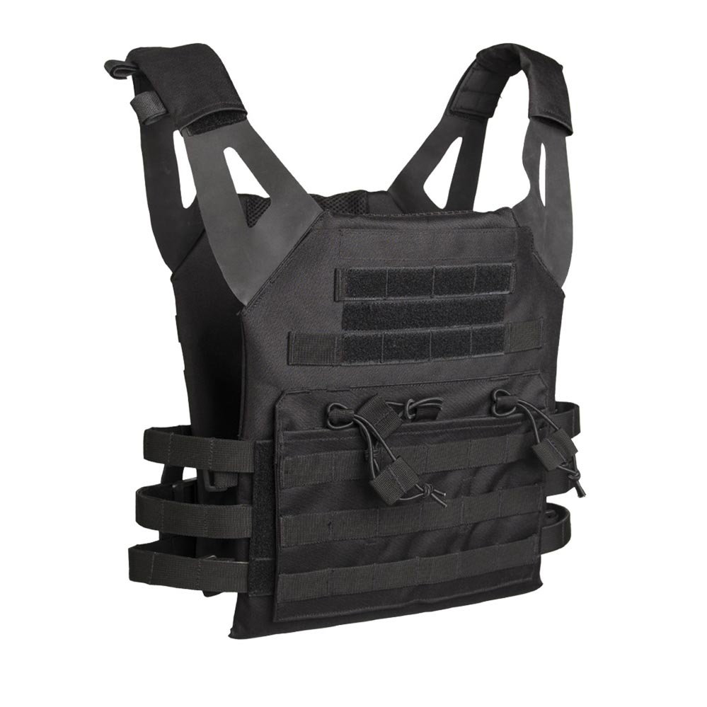 Portaplacas MOLLE Plate Carrier Gen II verde, chaleco táctico con sistema Molle-Loop y correas frontales y traseras.