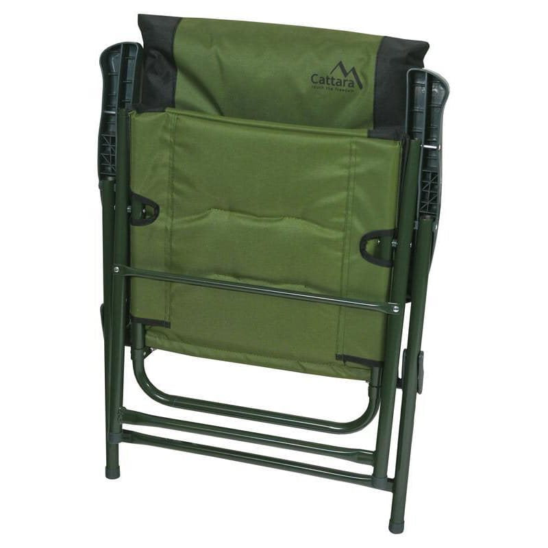 Silla plegable Forest con reposabrazos y funda acolchada para camping