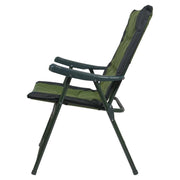 Silla plegable Forest con reposabrazos y funda acolchada para camping