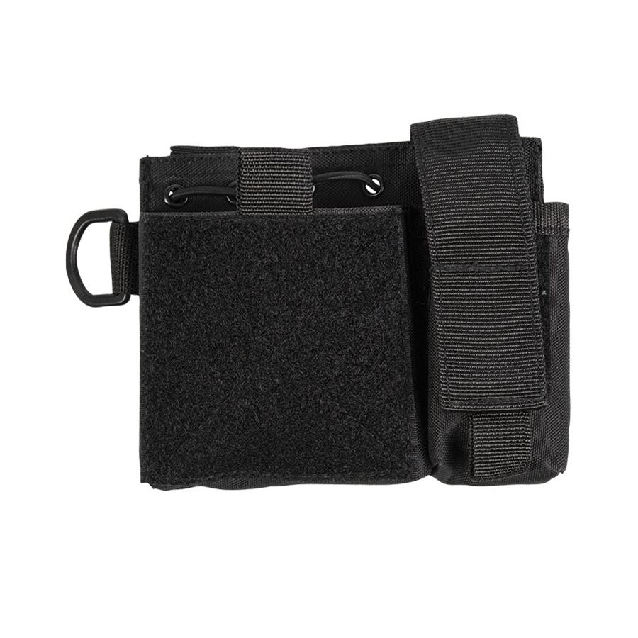 Funda ADMIN con sistema MOLLE en color verde, vista frontal
