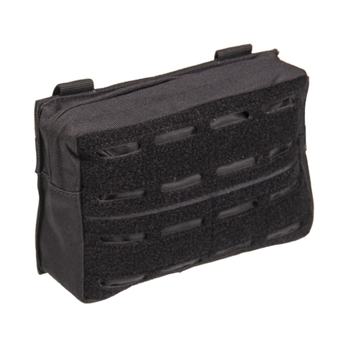 Funda pequeña Laser Cut horizontal MOLLE Coyote, poliéster Oxford con revestimiento PVC, 170x50x120 mm