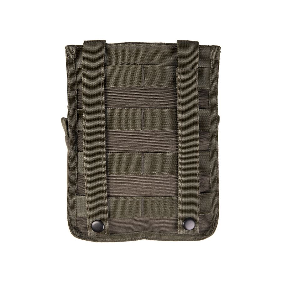 Funda vertical grande Laser Cut MOLLE verde, dimensiones aprox. 19 x 7 x 23 cm